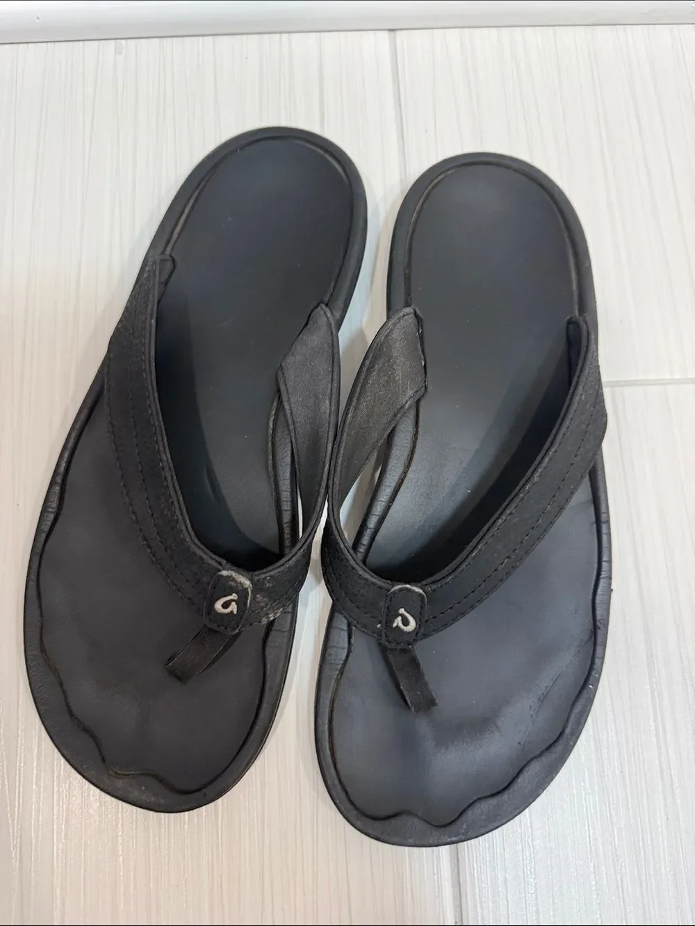 Black Olukai Women’s Flip Flop Sandals - Comfortable Everyday Wear